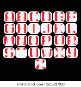Alphabet A-Z typography logo font,vector font,color font,sign font,letter font design