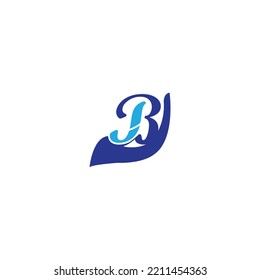 Alphabet B Hand Logo Design B Stock Vector (Royalty Free) 2211454363 ...