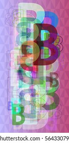 Alphabet B idea art