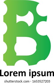 Diseño de vectores con logotipo B