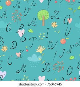Alphabet background