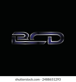 Alfabeto BCD Icono de Tecnología geométrica Diseño de negocios Logotipo de Plantilla
