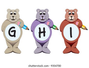 Alphabet bears