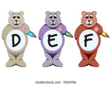 Alphabet bears