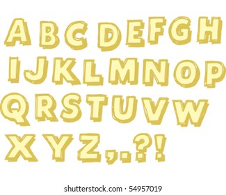 Alphabet Block Letters