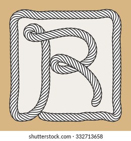 Alphabet Block, R