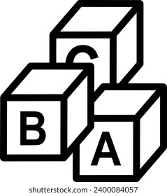 alphabet blocks alphabet abc education cube 13616