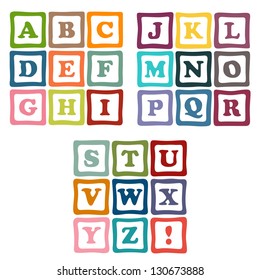 alphabet blocks collection
