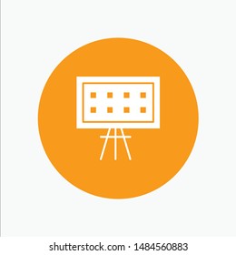 Alphabet, Board, Education, Presentation. Vector Icon Template background