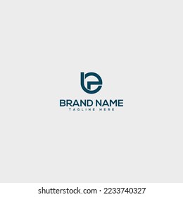 Alphabet BP, PB, B, P letter logo design template vector illustration.