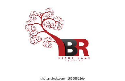Alphabet BR, RB Alphabet Text Logo