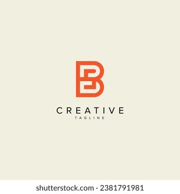 Alphabet BS SB letter modern monogram style logo vector template.