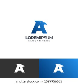 alphabet A business logo simple and elegant concept logo template