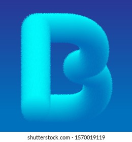 Alphabet C with Feather 3D Design