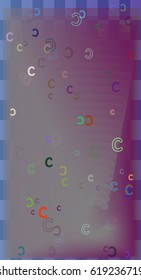 Alphabet C pattern elements