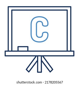 Alphabet c Vector icon which is suitable for commercial work and easily modify or edit it

