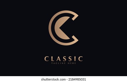 alphabet c or c vector logo ograme template