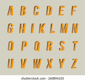 alphabet with capital letters