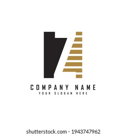 Alphabet capital logo. Creative design concept square shape, stripe line with hidden letter Z logo for initial, business identity.