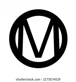 Alfabetización M en vector circular