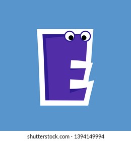 Alphabet Cartoon Font For Kids School