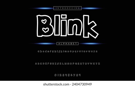 alphabet, cartoon font, playful joyful letters for fun logo, exclaiming headline, comic book speech typography, game design. Vector typographic design