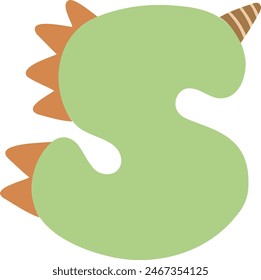 Alphabet Cartoon Vector in Flat Design Style