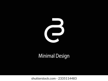 Alphabet CB , monogram CB, logo vecter design, line art, initial logo, 
