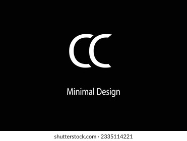 Alphabet CC , monograma CC, diseño de vectores de logotipo, arte de línea, logotipo inicial, 
