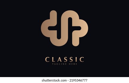 alphabet cd or dc vector logo abstract monogram template