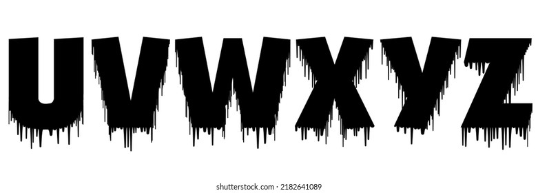 Alphabet character silhouette black icon