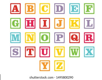 35,653 Alphabet blocks Stock Vectors, Images & Vector Art | Shutterstock