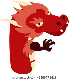 un alfabeto con un tema de dragón chino