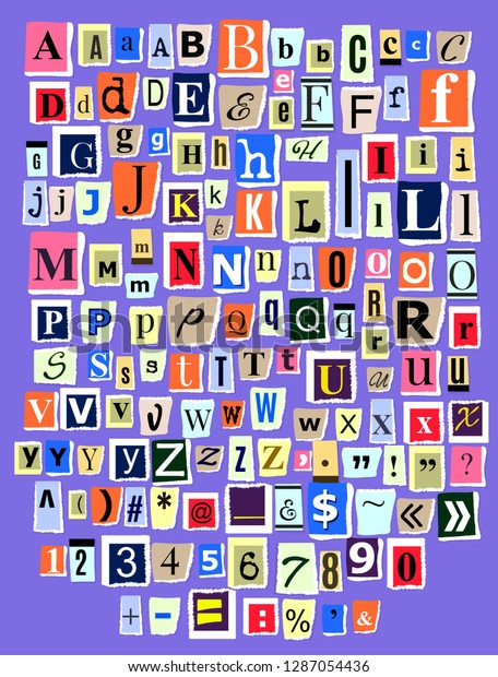 アルファベットのコラージュabcベクターのアルファベット順のフォント文字の切り取りと カラフルなアルファベット の手作りの手作りのカットテキストの新聞用紙のイラストを 背景にアルファベット順にタイプセットで並べ替え のベクター画像素材 ロイヤリティフリー