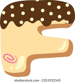 alphabet collection with a donut theme