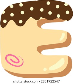 Alphabet-Kollektion mit Donut-Thema