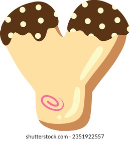 alphabet collection with a donut theme