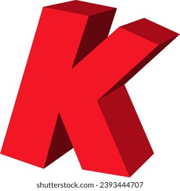 an alphabet with a colorful 3D theme