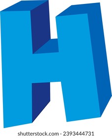 an alphabet with a colorful 3D theme