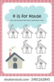 alphabet coloring abc worksheet printable for kids education fun learning activity