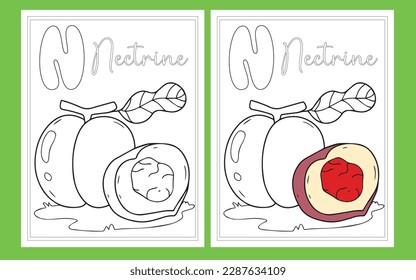 Alphabet Coloring Page Printable For Kids
This is unique coloring page for kids. Fruit Design are made with letters of the alphabet.
Alphabet Coloring Page is perfect gift for children.

