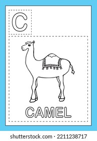 Alphabet Coloring Page  worksheet for kids