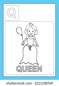Alphabet Coloring Page  worksheet for kids