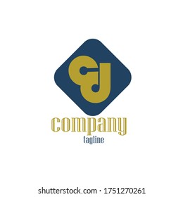 Alphabet combination logo vector for company, c an d