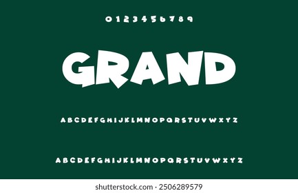 The alphabet of comic books. Vector illustration set of retro cartoon comic book graphic font elements, including alphabet letters and numbers symbols. Handwritten script featuring aspects of letters 