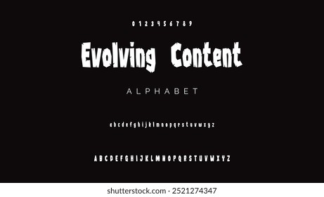 alphabet from comic books. Vector illustration set of alphabet letters, numbers, and graphic font elements from a retro cartoon comic book. imaginative script using numeric and letter components. Pop 
