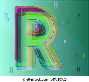 alphabet and confusion, current R between thought