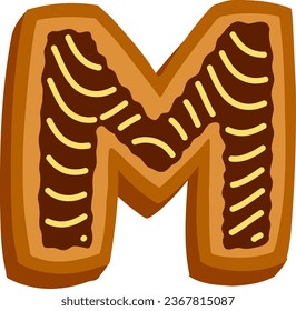 ein Alphabet mit einem Thema für Cookies