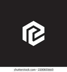 Alphabet CP, ilustración vectorial de la plantilla de diseño del logotipo de la letra de la PC.