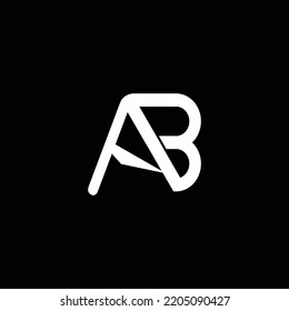 Alphabet Creative Modern AB Latter A and B Logo Design Template Symbol Image 